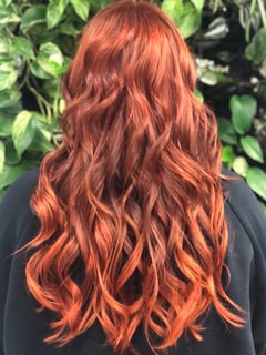 View Women's Hair, Hair Color, Blowout, Fashion Color, Full Color, Long, Hair Length, Layered, Haircuts, Beachy Waves, Hairstyles - Ashley Barnhart, Sterling Heights, MI