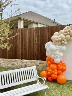 View Balloon Arch, Birthday, Event Type, Balloon Composition, Arrangement Type, Balloon Decor, Baby Shower, Occasion, Florist - Katherine Hernandez, Lewisville, TX