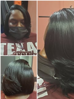 View Bob, Haircuts, Women's Hair, Layered, Blunt, Hair Extensions, Hairstyles, Weave, Shoulder Length, Hair Length - Kayla Parker, Pearland, TX