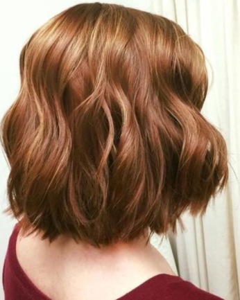 Image of  Women's Hair, Balayage, Hair Color, Shoulder Length Hair, Hair Length, Bob, Haircut, Beachy Waves, Hairstyle
