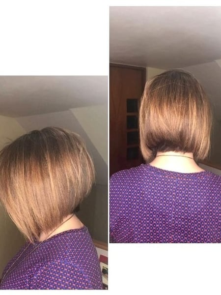 Image of  Women's Hair, Hair Length, Bob, Haircuts, Blowout