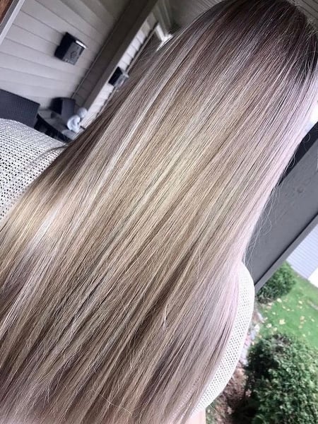 Image of  Women's Hair, Balayage, Hair Color, Blonde, Foilayage, Highlights