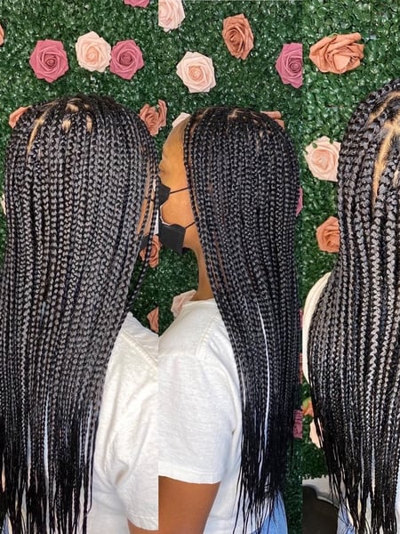 Image of  Women's Hair, Braids (African American), Hairstyles, Protective, Hair Extensions, Straight