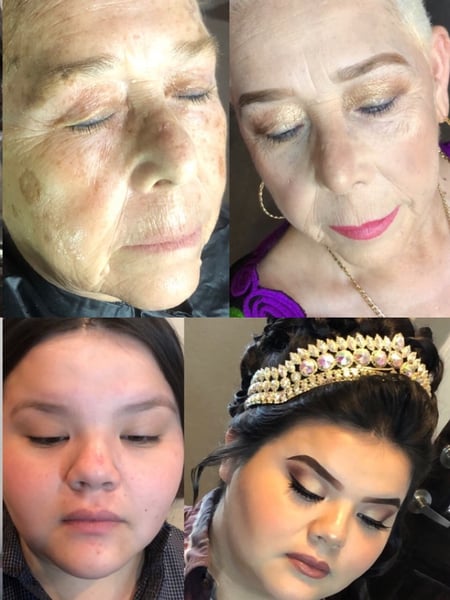 Image of  Lash Enhancement, Lashes, Skin Tone, Makeup, Olive, Light Brown, Dark Brown, Brown, Black Brown, Fair, Very Fair, Look, Red Lip, Daytime, Evening, Bridal, Glam Makeup, Black, Colors, Orange, Green, Red, Purple, Gold, Glitter, Brown, Yellow, Pink, White, Blue, Brow Shaping, Brows, Wax & Tweeze, Brow Technique