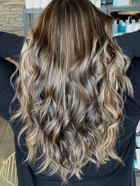 Image of  Beachy Waves, Hairstyles, Women's Hair, Highlights, Hair Color, Balayage, Hair Extensions