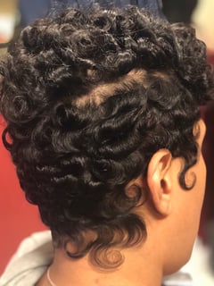 View Short Ear Length, Natural, Pixie, Black, Hair Color, Women's Hair, Hairstyles, Curly, Haircuts, Curly - Rockie Does My Hair, Detroit, MI