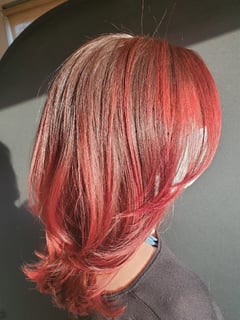 View Hair Color, Red, Women's Hair - Air Martinez, Colorado Springs, CO