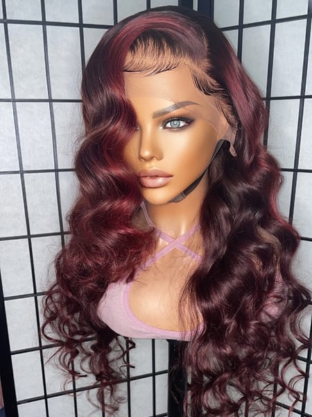 Image of  Curly, Hairstyles, Women's Hair, Weave, Protective, Wigs, Bridal, Hair Extensions, Vintage, Red, Hair Color, Long, Hair Length