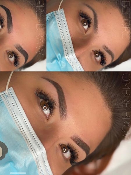 Image of  Brows, S-Shaped, Brow Shaping, Steep Arch, Rounded, Straight, Arched, Microblading, Ombré, Nano-Stroke
