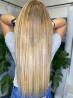 View Women's Hair, Brunette, Blonde, Highlights, Foilayage, Balayage, Hair Color, Blowout - Megan Donlin, Erie, PA