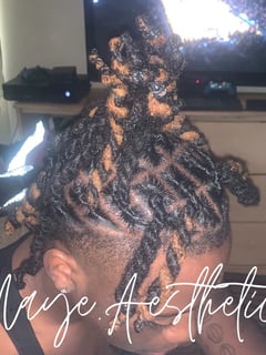View Women's Hair, Locs, Hairstyles, 4B, Hair Texture - Dnaja Stinson, Atlanta, GA
