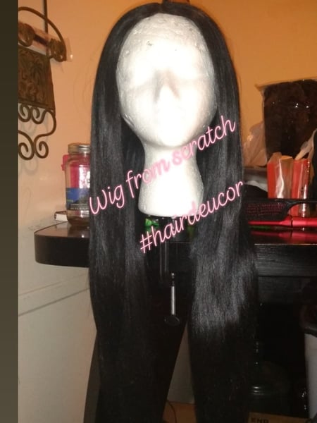 Image of  Women's Hair, Black, Hair Color, Long, Hair Length, Straight, Hairstyles, Weave, Wigs, Hair Restoration