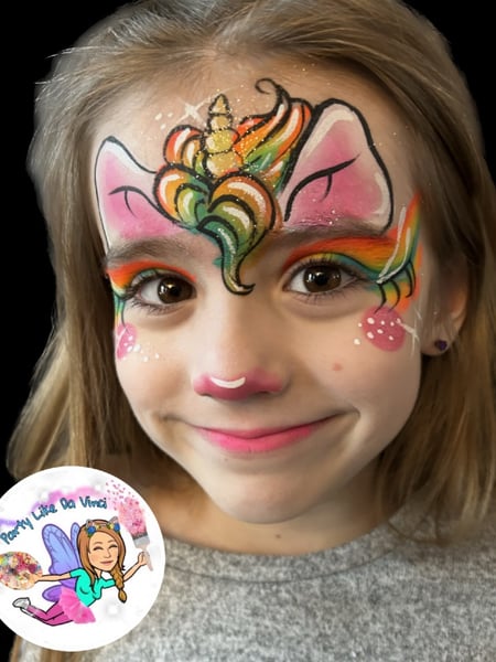 Image of  Face Painting, Animals, Unicorn, Embellishments, Glitter
