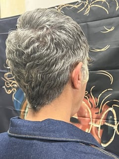 View Short Ear Length Hair, Classic Cut, Scissor Cut, Silver, Women's Hair, Perm Relaxer, Hair Color, Hair Length, Pixie, Perm, Men's Hair, Haircut, Hair Color, Grey - Beverly Mitchell, Inglewood, CA