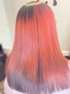 View Blowout, Silk Press, Permanent Hair Straightening, Hair Length, Women's Hair - Daesia Eatmon, Franklinton, NC