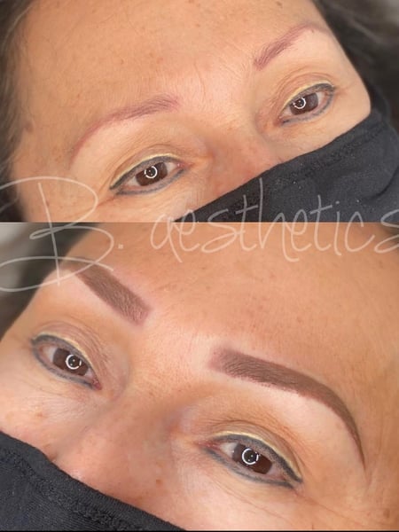 Image of  Brow Shaping, Brows, Steep Arch, Rounded, S-Shaped, Straight, Arched, Microblading, Ombré, Nano-Stroke