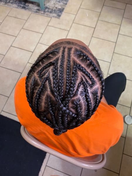 Image of  Kid's Hair, Braiding (African American), Hairstyle
