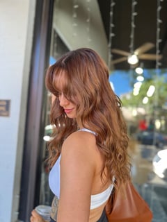 View Haircuts, Brunette, Long, Women's Hair, Hair Color, Layered, Hair Length, Color Correction, Full Color - Delilah Corona, Chico, CA