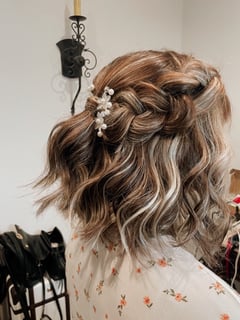 View Women's Hair, Beachy Waves, Bridal Hair, Curls, Braid (Boho Chic), Hairstyle - Hanna Quinn, Temecula, CA