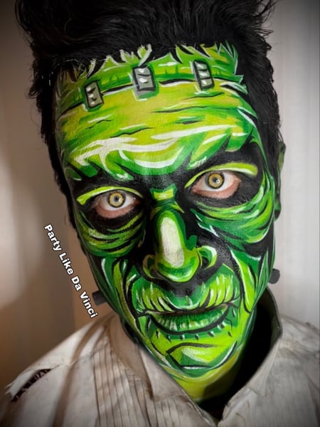 Image of  Face Painting, Characters, Skeleton, Superhero