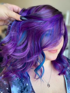 View Hair Color, Hairstyle, Beachy Waves, Women's Hair, Fashion Hair Color - Briauna Conino, Henderson, NV