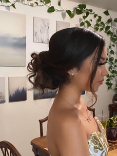 View Shoulder Length, Hair Length, Women's Hair, Updo, Hairstyles - Karely Leal, Sacramento, CA