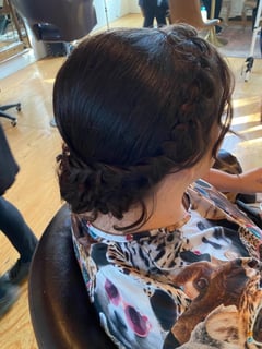 View Women's Hair, Hairstyle, Braid (Boho Chic), Bridal Hair, Curls, Updo - Joanne Fortune, San Diego, CA
