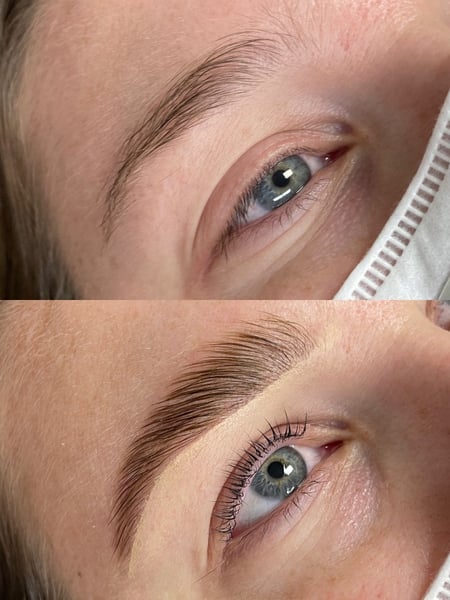 Image of  Brow Lamination, Brows, Brow Shaping, Brow Tinting, Wax & Tweeze, Brow Technique, Lash Lift, Lashes, Lash Tint