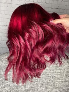 View Beachy Waves, Hairstyles, Women's Hair, Red, Hair Color, Full Color, Fashion Color - Inspiration Hair Studio and Day Spa, Uxbridge, MA
