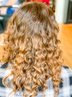 View Women's Hair, Medium Length, Hair Length, Curly, Haircuts, Layered, Bridal, Hairstyles, Curly, Hair Extensions - Reel Creative Hair/ Jacquelyn T., Atlanta, GA
