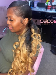 View Women's Hair, Weave, Hairstyles, Updo, 4A, Hair Texture - Channelle B, Tallahassee, FL