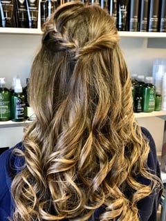 View Women's Hair, Curly, Hairstyles, Updo - Cheri, Wilmington, MA
