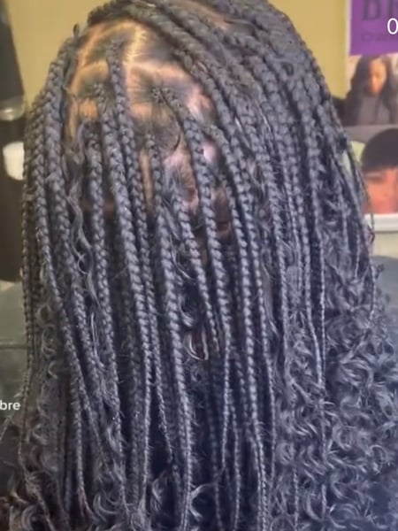 Image of  Women's Hair, Black, Hair Color, Long, Hair Length, Braids (African American), Hairstyles, Hair Extensions