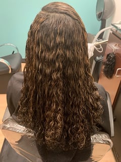 View Hairstyle, Natural Hair, Haircut, Curly, Hair Length, Long Hair (Mid Back Length), Women's Hair, Hair Texture, 2C - Kanesha Hairston, Roswell, GA