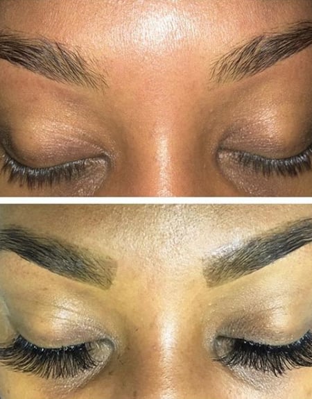 Image of  Brows, Brow Sculpting, Brow Shaping, Arched, Wax & Tweeze, Brow Technique, Brow Lamination