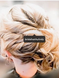 View Braid (Boho Chic), Vintage (Hair), Curls, Updo, Women's Hair, Hairstyle, Bridal Hair - Lindy Esquivel, Plainfield, IL