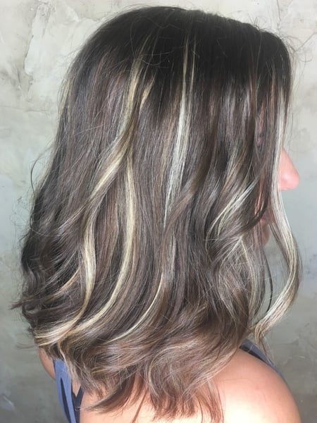 Image of  Women's Hair, Balayage, Hair Color, Blonde, Brunette Hair, Color Correction, Foilayage