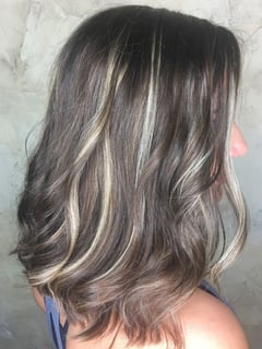 View Balayage, Foilayage, Color Correction, Brunette, Blonde, Hair Color, Women's Hair - meryl southern, Stockton, CA