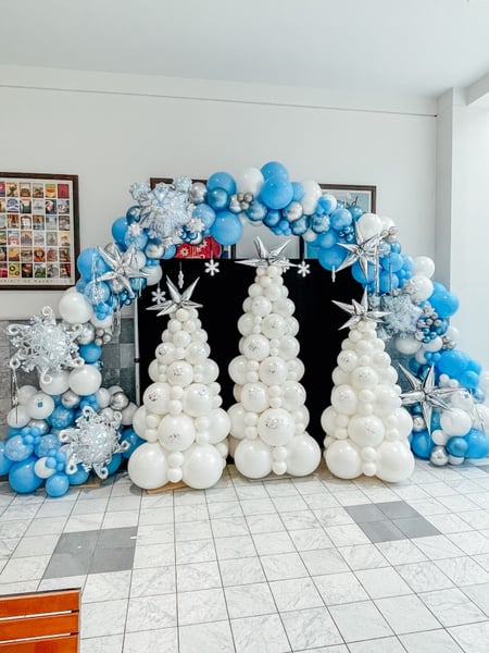 Image of  Balloon Decor, Arrangement Type, Balloon Composition, Balloon Garland, Balloon Arch, Event Type, Holiday, Corporate Event