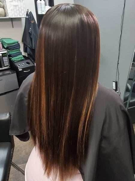 Image of  Women's Hair, Hair Color, Highlights, Long, Hair Length, Hair Extensions, Hairstyles, Weave