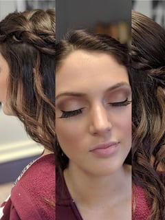 View Fair, Skin Tone, Makeup, Airbrush, Technique, Daytime, Look, Evening, Bridal, Brown, Colors, White, Pink, Lash Enhancement, Lashes, Facial, Skin Treatments - Inspiration Hair Studio and Day Spa, Uxbridge, MA