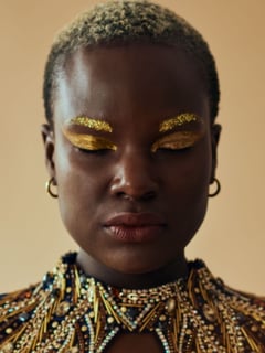 View Makeup, Dark Brown, Skin Tone, Glitter, Colors, Gold - Becky Rothmaler, Valley Stream, NY