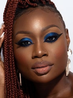 View Makeup, Black, Colors, Blue, Glam Makeup, Look, Brown, Skin Tone - Olabisi , New York, NY