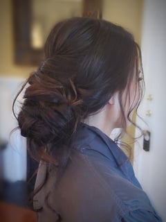 View Bridal Hair, Updo, Hairstyle, Women's Hair - Iliana Sawtelle, Fletcher, NC