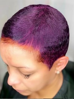 View Full Color, Short Hair (Ear Length), Pixie, Hair Color, Women's Hair - Shawon Pinder, Atlanta, GA