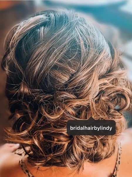 Image of  Women's Hair, Hairstyles, Beachy Waves, Boho Chic Braid, Bridal, Updo, Vintage