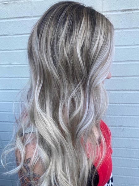 Image of  Women's Hair, Foilayage, Hair Color, Balayage, Blonde, Highlights