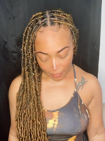 Image of  Braids (African American), Hairstyles, Women's Hair, Locs