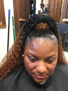 View Updo, Hair Texture, 3A, Natural Hair, Protective Styles (Hair), Hairstyle, Women's Hair - LeCurnita Mckinnie, Smyrna, TN