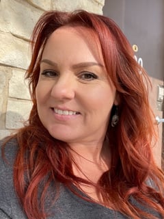 View Women's Hair, Hairstyles, Hair Extensions, Layered, Haircuts, Bangs, Hair Length, Long, Red, Full Color, Blowout, Hair Color - Laura (Laura) Redmond, Frisco, TX